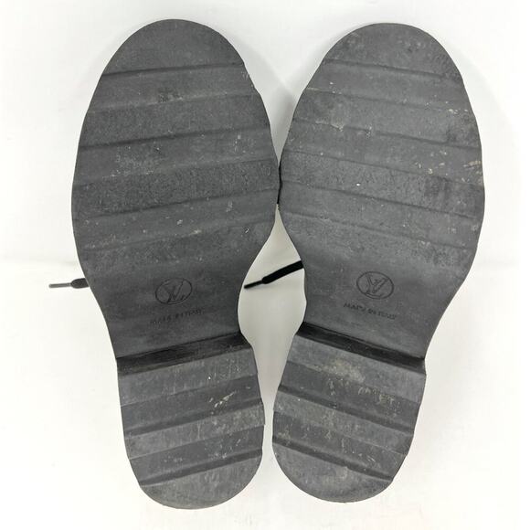 Louis Vuitton Beaubourg Derby Monogram Chunky Heel Shoes 37 - Picture 9 of 10